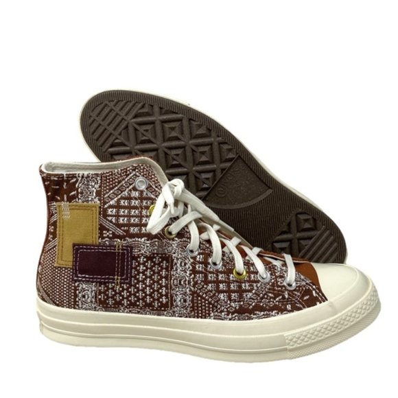 Converse Chuck 70 Hi Shoes Tawny Egret Women Size Casual Canvas Sneakers A05205C - Picture 7 of 9